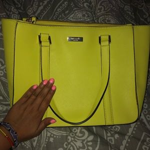 Kate Spade Yellow handbag!!